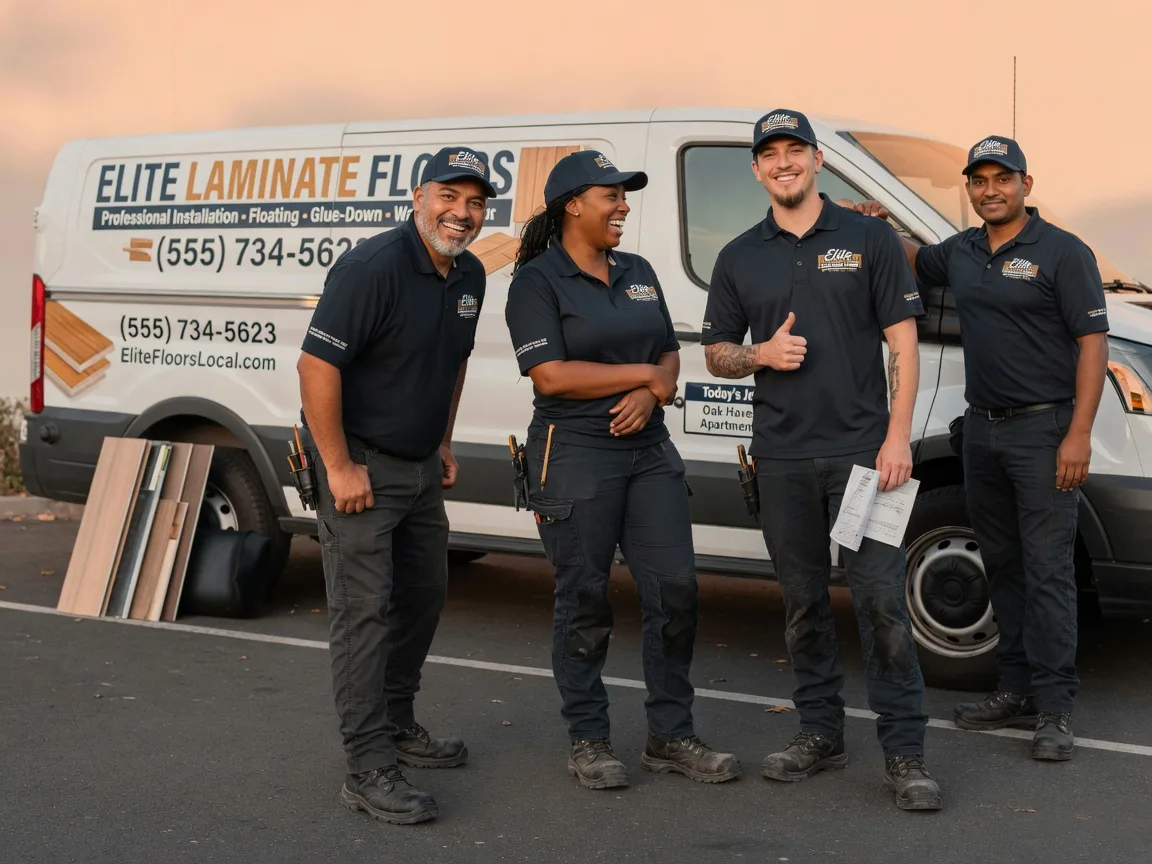 Laminate flooring installation company in Hillister, TX